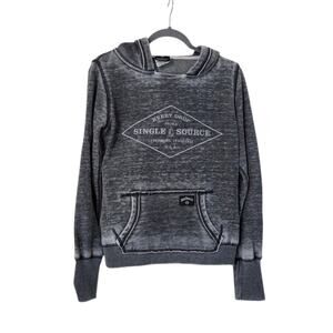 Jack Daniel's Faded Grey Every Drop from a Single Source Hoodie. Women's Medium